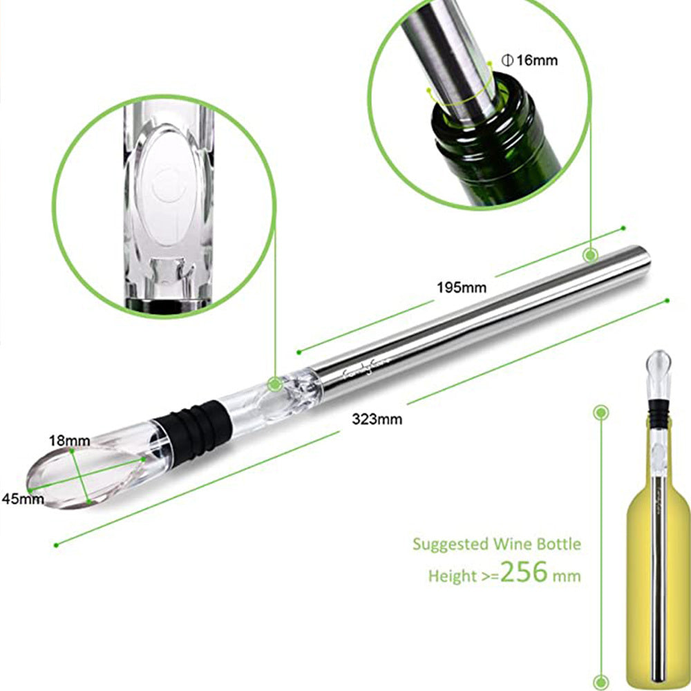 Varilla enfriadora de vino a prueba de fugas - TotalVinum
